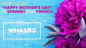We don't say it enough, but we really appreciate all that you do for us every day. How To Say Happy Mother S Day In Spanish And French Whas11 Com