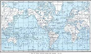 Prevailing Wind Directions January 1901 Map Map World Map Cartography Wind Direction