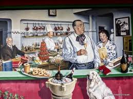 One Of The Murals Outdoors At Paul Bocuse How To Memorize Things Mural Paul