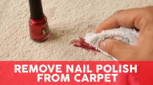 How To Get Fingernail Polish Out Of Carpet- Quick Methods