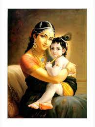 Yashoda Krishna Art Board Print By Srivatsa Redbubble