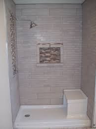 Had To Convert A Tub Into A Shower For Handicapped Access Kohler Shower Base With Built In Benc In 2020 Small Bathroom Tub To Shower Remodel Handicap Bathroom Design