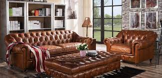 Luxury distressed vintage tan leather handmade sofa 2 seater settee retro. Wellington Chesterfield Vintage Distressed Leather Sofa Suite Vintage Furniture By Designer Sofas For You