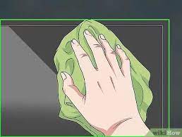 Put a small amount of the cleaner on a clean, soft, dry cloth, and then rub the screen gently. 3 Ways To Remove Fingerprints From A Tv Screen Wikihow