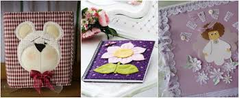 Ver más ideas sobre carpetas decoradas, cuadernos decorados, manualidades. 10 Ideas Hermosas Para Decorar Con Tela Cuadernos Y Albumes Lodijoella