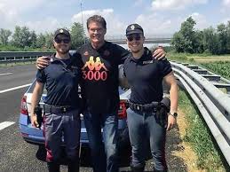 With david hasselhoff, edward mulhare, patricia mcpherson, peter parros. Knight Rider David Hasselhoff Stopped By Italian Police While Speeding During Charity Race For A Photo With Their Hero