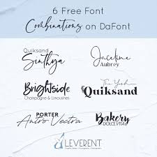Find font samples, examples and test it free at azfonts. 6 Free Font Combinations On Dafont Leverent Dafont Font Combinations Free Font