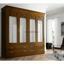 Bisa pesan dengan ukuran lebih besar/3 pintu model siding ataupun model 5 pintu sesuai kebutuhan anda dengan harga spesial untuk anda. Lemari Pakaian Minimalis Pintu 4 Kaca Furniture Asli Jepara