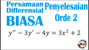Maybe you would like to learn more about one of these? Persamaan Differensial Biasa Orde 2 Non Homogen Contoh Soal No 1 Youtube