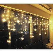 Xmas Window Lights Amazon Co Uk Xmas Window Lights Led Curtain Lights Window Decor
