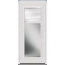 Ever jamb for exterior door is a great replacement for exterior lower door jambs that incurred wood rotthe ever jamb has a pvc material mulled into the lower portion of the jamthe jam comes with left right and top door jambs and can 36 inch prehung steel entry door with door jamb frame for sale in. Mmi Door 30 In X 80 In Internal Mini Blinds Right Hand Inswing Full Lite Clear Primed Fiberglass Smooth Prehung Front Door Z0365486r The Home Depot Mmi Door Steel Front Door Mini Blinds