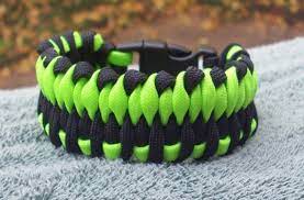 Paracord Bracelet Neon Green And Black Dragon S Tongue Weave Paracord Bracelets Paracord Bracelets