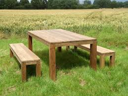 The standford industrial reclaimed wood extending. Bali Reclaimed Teak Bench Set Dark Wash