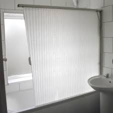 Fold Away Shower Screen Over Bath Folding Curtain White Brushed Chrome Shower Screen Retro Shower Curtain Bath Shower Screens