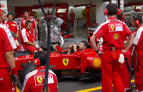 Ferrari has been fined €50,000 for the botched pitstop that ended with one of its formula 1 mechanics suffering a broken leg at the bahrain grand prix. The Passion Of The F1 Mechanics The New York Times