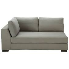Canape Modulable Accoudoir Gauche En Tissu Monet Gris Clair Maisons Du Monde Canape Modulable Canape Maison Du Monde Canape