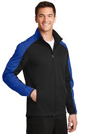 port authority active colorblock soft shell jacket