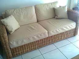 Loveseat sofa eco natural rattan wicker handmade 2021. Rattansofa 2 Sitzer 556933