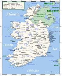 Road atlas ireland aa publishing 9780749572594 amazon com. Eire Map1 Scotland Map Printable Maps Ireland