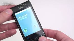 Test: LG GT540 Optimus - YouTube