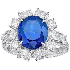 Kahn Grs Certified 6 22 Carat Ceylon Blue Sapphire Ring Heated In 2020 Ceylon Blue Sapphire Blue Sapphire Rings Blue Sapphire