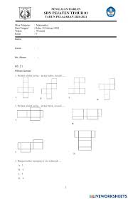  Penilaian Harian Worksheet For 5