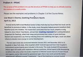 You can open a spreadsheet by its title as it appears in google docs: Problem 4 Ppdac The Purpose Of This Problem Is To Chegg Com