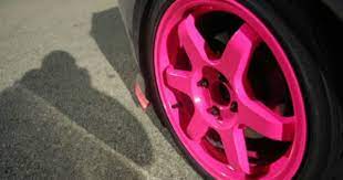 Pin By Julie Hernandez On Honda Honda Fit Pink Rims Honda