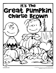 If your child loves interacting. Its The Great Pumpkin Charlie Brown Coloring Pages Coloring Home