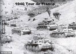 Ruten for tour de france 1940 var blevet offentliggjort, da tyske tropper rykkede ind i frankrig og besatte landet. Tour De France 1940 9gag