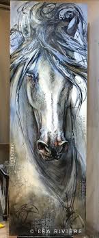 The Strength To Protect Dhm In 2020 Horse Painting Animal Art Art Painting