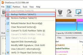 How To Backup And Restore Partition Table – Diskgenius