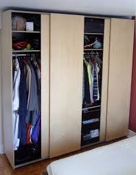 Door made of very solid wood. Wardrobe With Sliding Doors Stonermakes