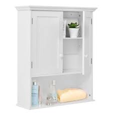 I expected a slow delivery schedule due to the other comments, and that. Costway Wall Mount Bathroom Cabinet Storage Organizer Medicine Cabinet Kitchen Laundry White Grey Walmart Com Wall Mounted Bathroom Cabinets Bathroom Storage Cabinet Bathroom Medicine Cabinet