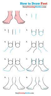 How To Draw Feet Really Easy Drawing Tutorial Drawing Tutorial Easy Drawing Tutorial Easy Drawings