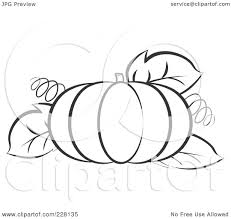 Print and color fall pdf coloring books from primarygames. Royalty Free Rf Clipart Illustration Of A Coloring Page Outline Of A Pumpkin With Tendrils And Leaves By Lal Perera 228135