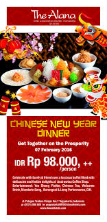 Chinese New Year Dinner At Rp 98 000 All You Can Eat On 7 February 2016