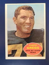 1960 Topps Football Card #56 Forrest Gregg RC Green Bay Packers