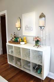 Ikea hacking is all about thinking outside the box, à la these upper cabinets turned floating credenza. 25 Cool And Bold Ikea Home Bar Hacks Digsdigs