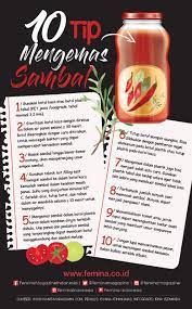 10 Tip Mengemas Sambal Makanan Penyimpanan Makanan Resep Masakan