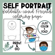 Maybe you would like to learn more about one of these? Self Portrait Back To School Activity Covid 19 Mask Coloring Page Art