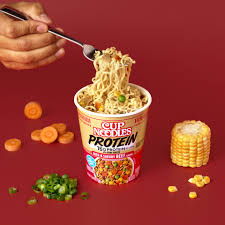 Cup Noodles Protein Rich & Savory Beef - Nissin Food