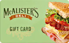 I would recommend this to a friend. Mcalister S Deli Gift Card Balance Check Gift Card Balance Online