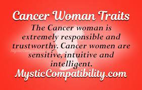 Personality traits reflect people's characteristic patterns of thoughts, feelings, and behaviors. Cancer Woman Personality Traits Mystic Compatibility