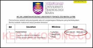 We did not find results for: Jawatan Kosong Universiti Teknologi Mara Uitm Jawatan Akademik