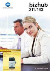 It services digital office professional printing business innovation healthcare topics. Konica Minolta Bizhub 211 Manuals Manualslib