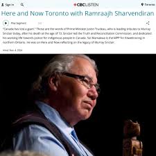 On Monday, I found out about the passing of the Honourable Justice Murray  Sinclair right before Question Period, so I decided to call for a moment of  silence at Queen’s Park. , Later that day, the CBC ...