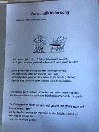Vorschulkindersong Abschied Vorschullieder Kinder Song Schullieder