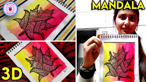 Download Easily Make A 3d Mandala Art 3d Zentangle Art 3d Doodle Art 1 Youtube