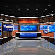 3d American News Studio Model Virtual Studio Studio News Studio